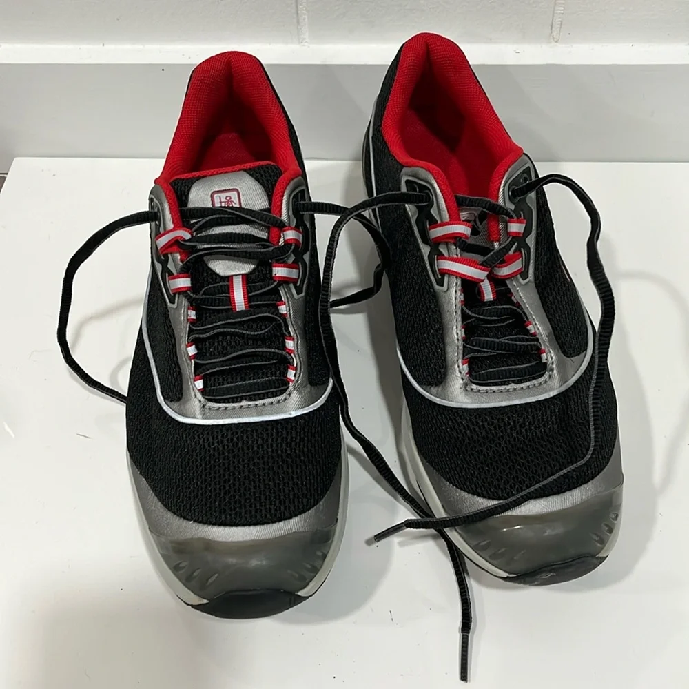 MBT KIMONDO Walking Shape Up Running Shoes 400215-03 Size 8,5 US  Black red‎